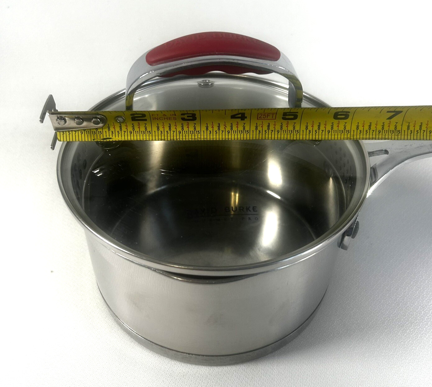 David Burke Gourmet Pro EZ Strain Commercial Grade 1.75 qt Saucepan