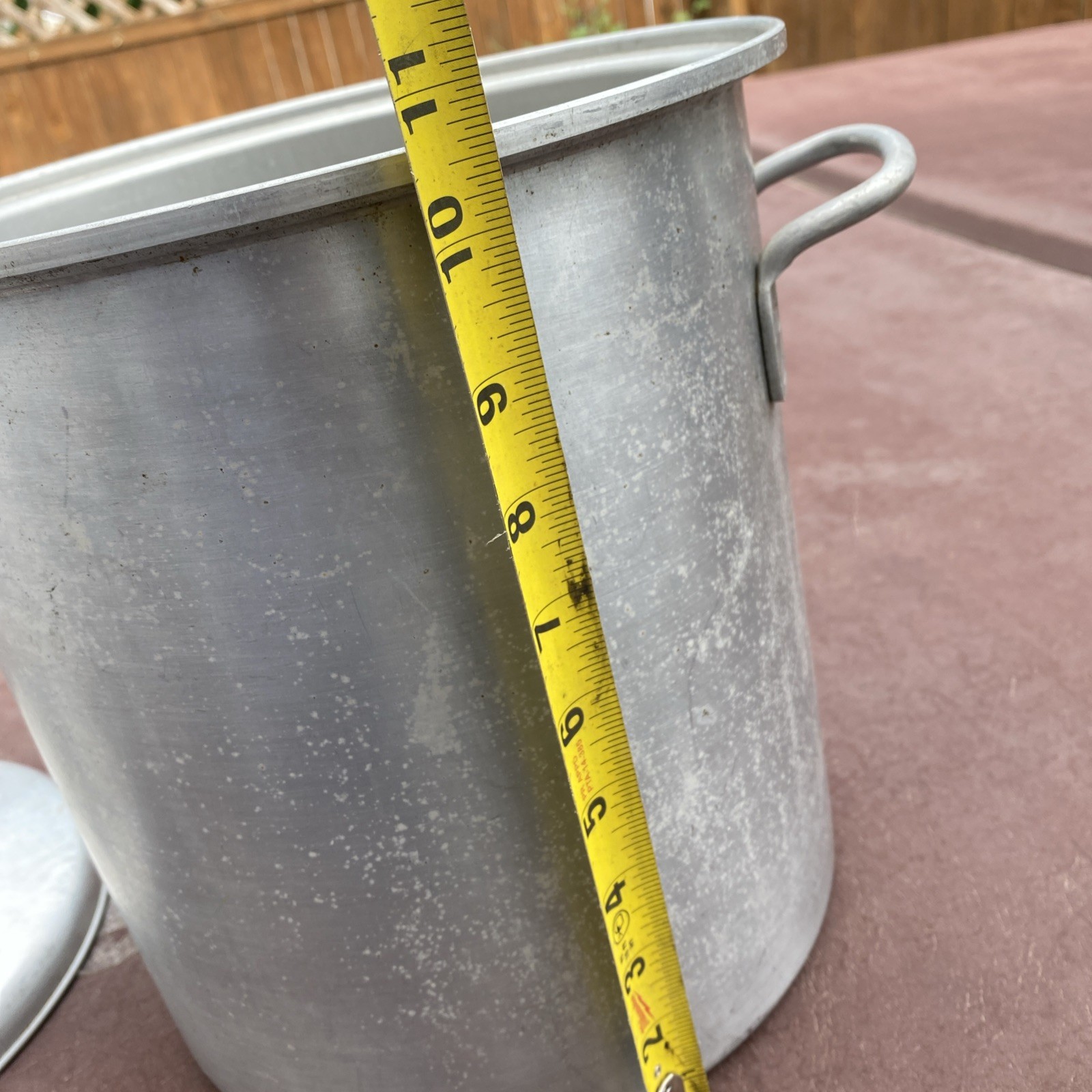 Vintage Leyse 12 Qt Aluminum Stockpot With Vented Lid