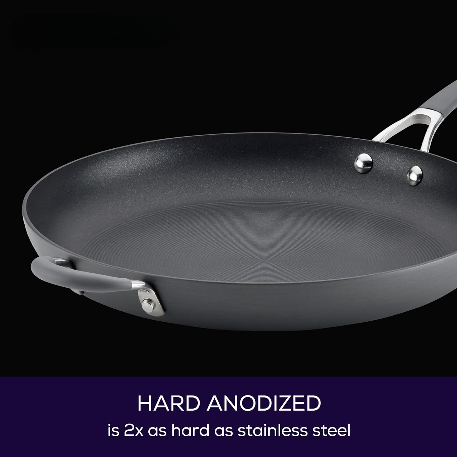 Radiance Hard Anodized Nonstick Frying Pan Fry Pan / Hard Anodized Skillet 14in