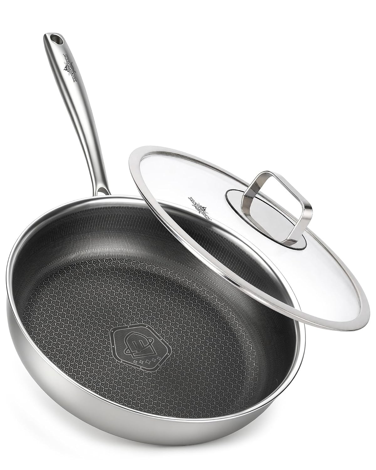 12″ Titanium Pans for Cooking,non-stick,Dishwasher safe | PFAS/PFOA/PTFE-Free,ea