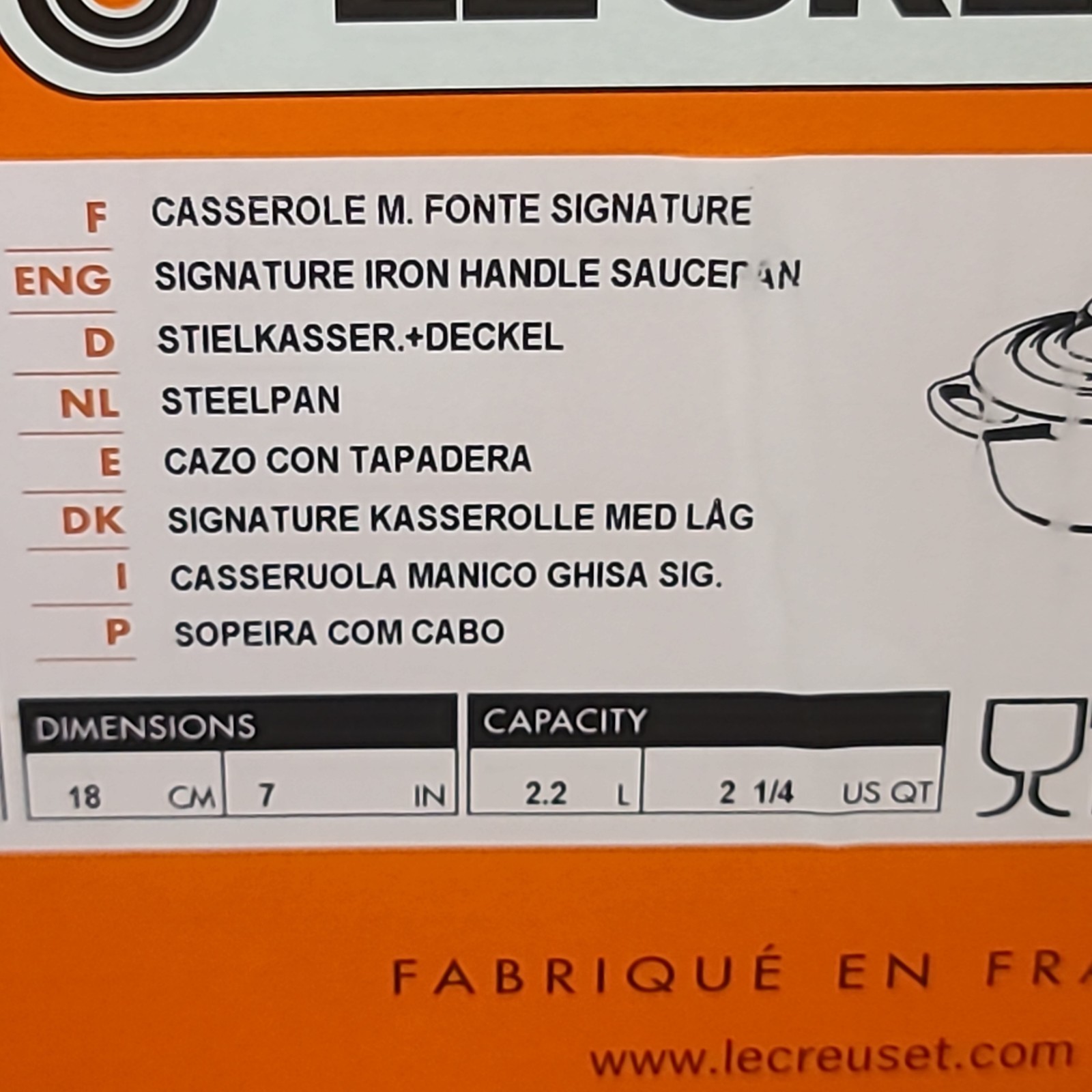 Le Creuset Signature Cast Iron 2.25 Quart Saucepan in Caribben Teal