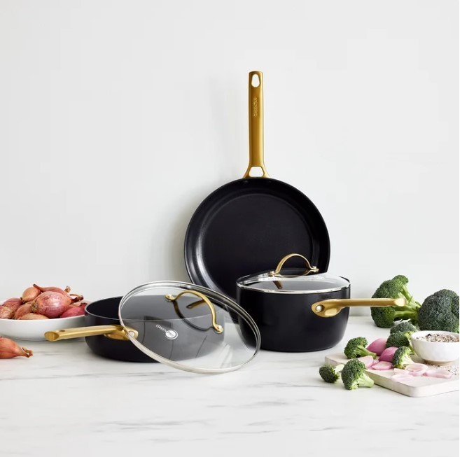 Nice In Box GreenPan Reserve Ceramic 5-piece Cookware Set