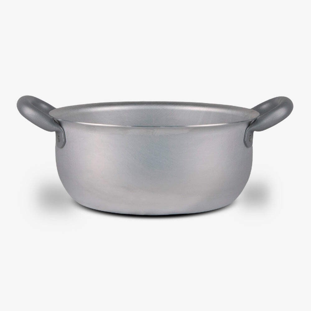 Mamù saucepan with two handles Made in Italy aluminum checkers cookware