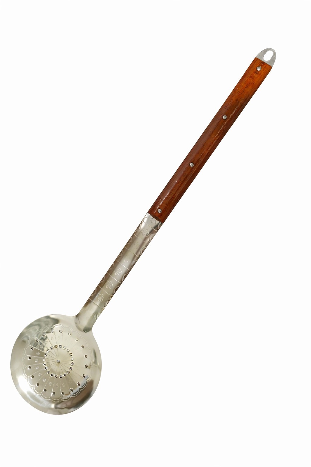 25 Inches Uzbek Skimmer Spoon Shumovka With Wooden Handle