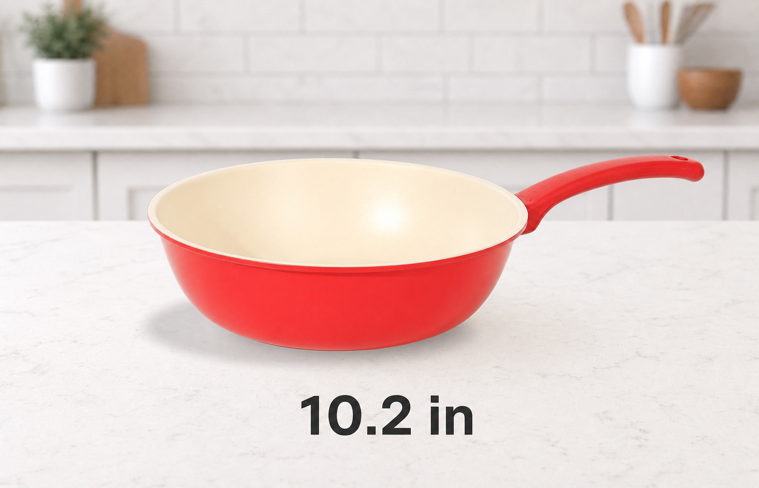 Made in Korea 10.2-Inch IH Induction Nonstick Wok Pan
