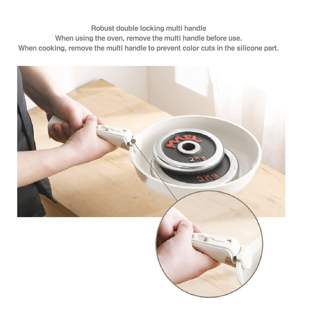 Becca Blanc IH Induction Nonestick Ceramic Coating Frying pan 5p