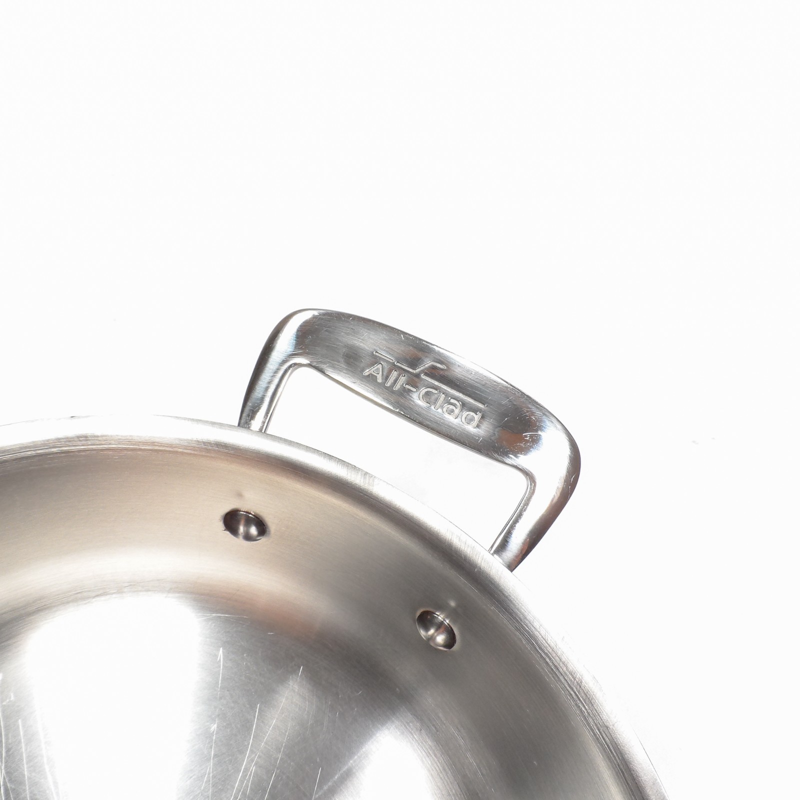 All Clad d7 Made in USA 10″ Stainless Steel Handle Frying Pan Skillet – No Lid