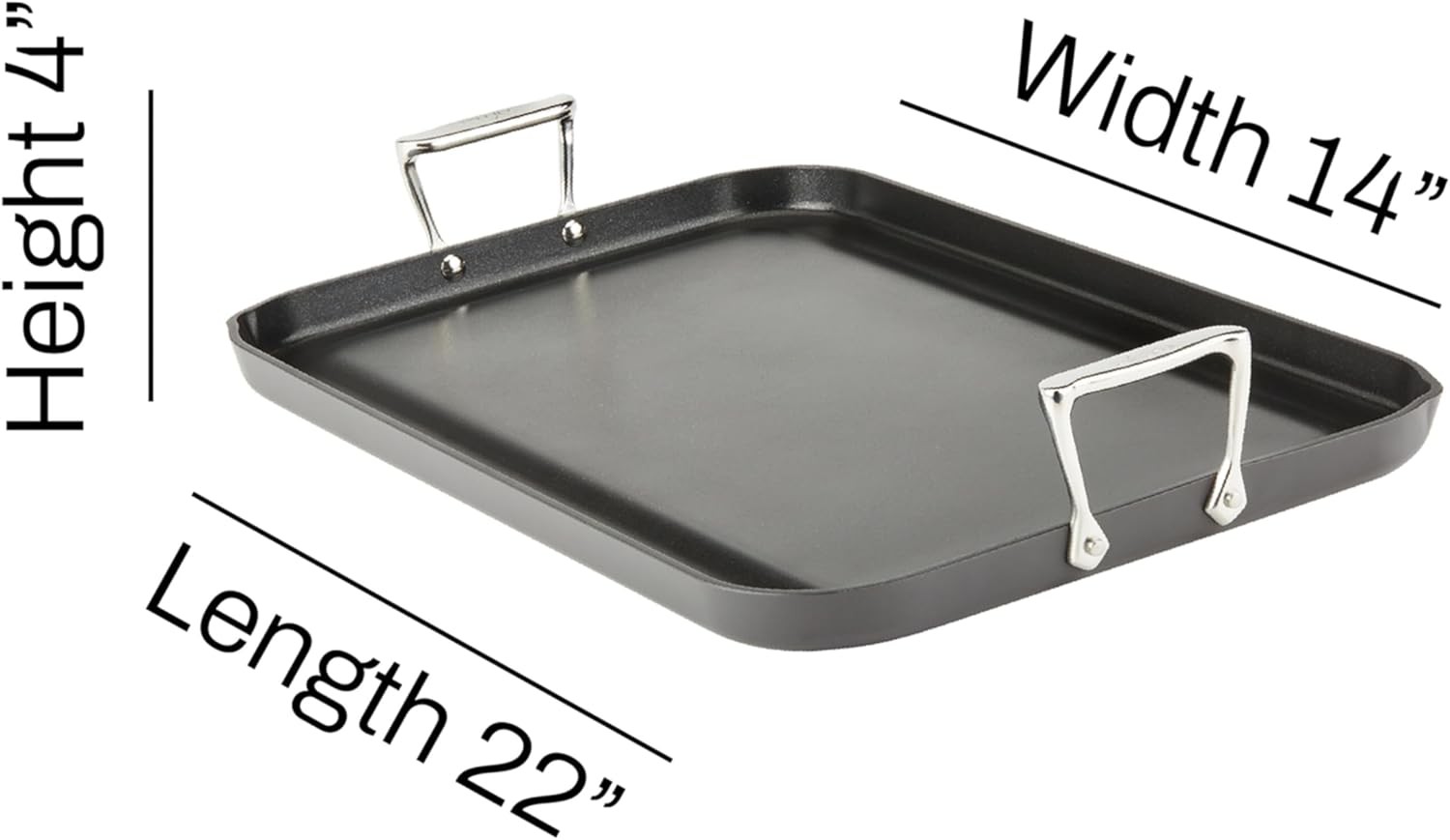 All-Clad HA1 Hard Anodized Nonstick Griddle Oven Broiler Safe 500F Pots and Pans
