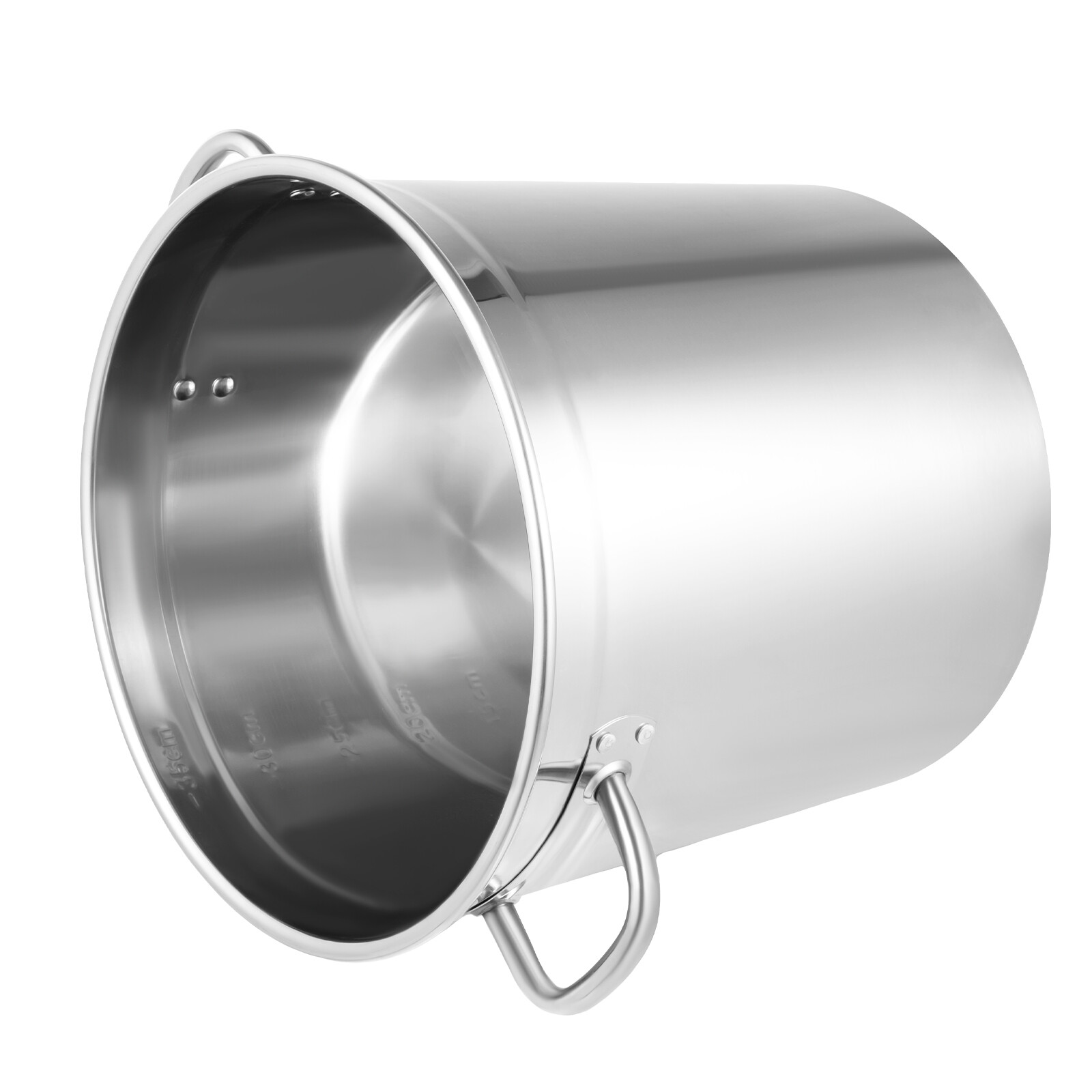 35L/9.25Gal Stock Pot Stainless Steel Large Kitchen Soup Big Cooking Restaurant