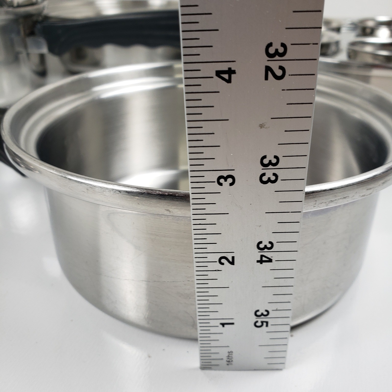 Nobility 13 PC Stainless Steel Cookware Set Pots Pans Egg Poacher Double Boiler