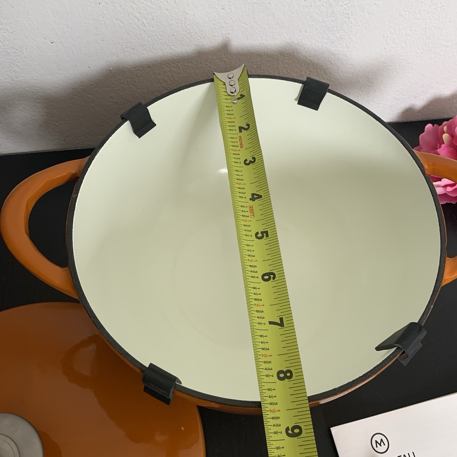 Mario Batali Dansk – Enameled Cast Iron Dutch Oven – Orange
