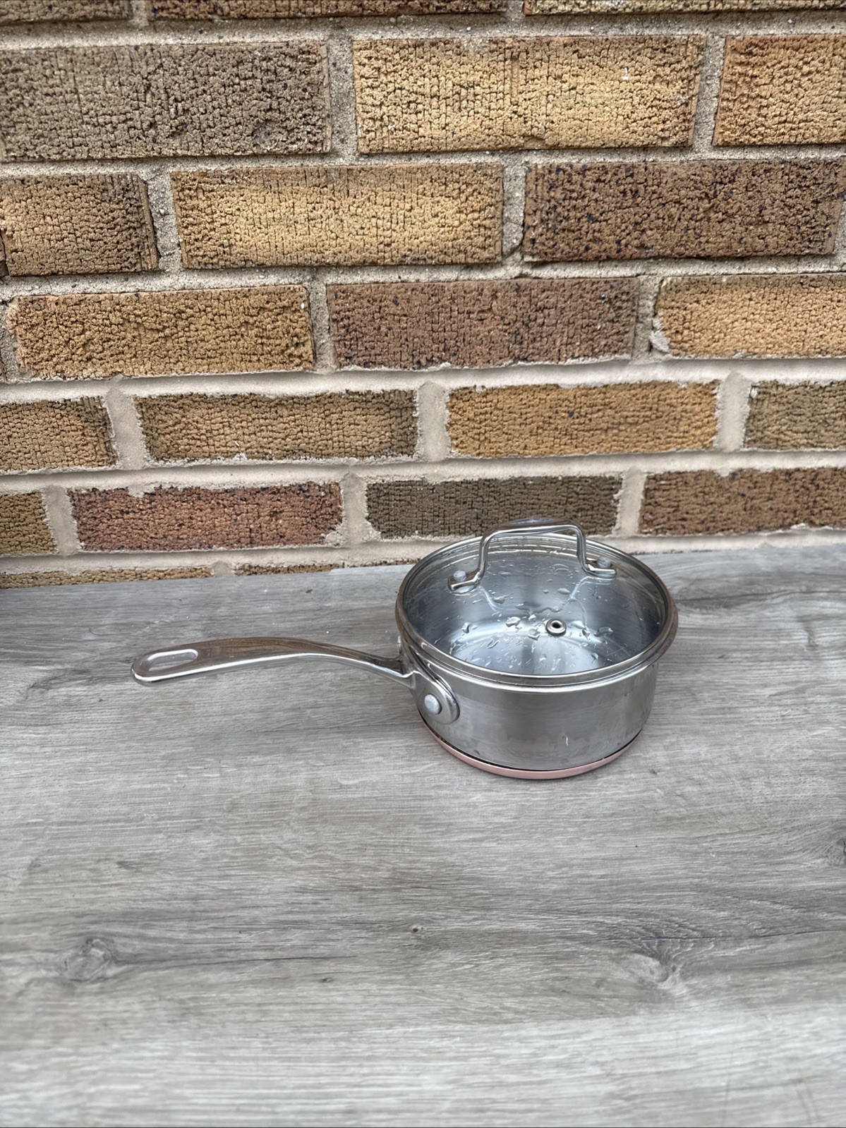 vtg club pro cuisine copper bottom sause pan 1 Qt. Great Quality!