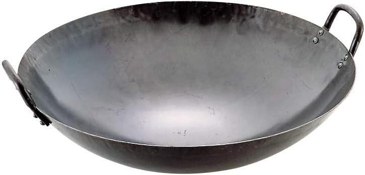 YAMADA Chinese Hammered Iron Wok 45cm 1.2mm thick B06Y25Z7TB From Japan