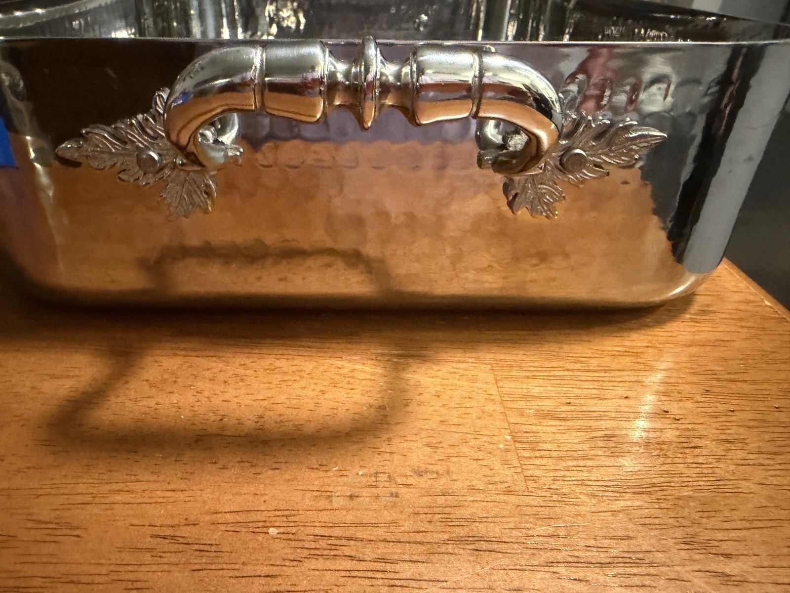 NEW RUFFONI Opus Prima Hammered Roasting Pan 38CM Stainless Steel OPR3809X
