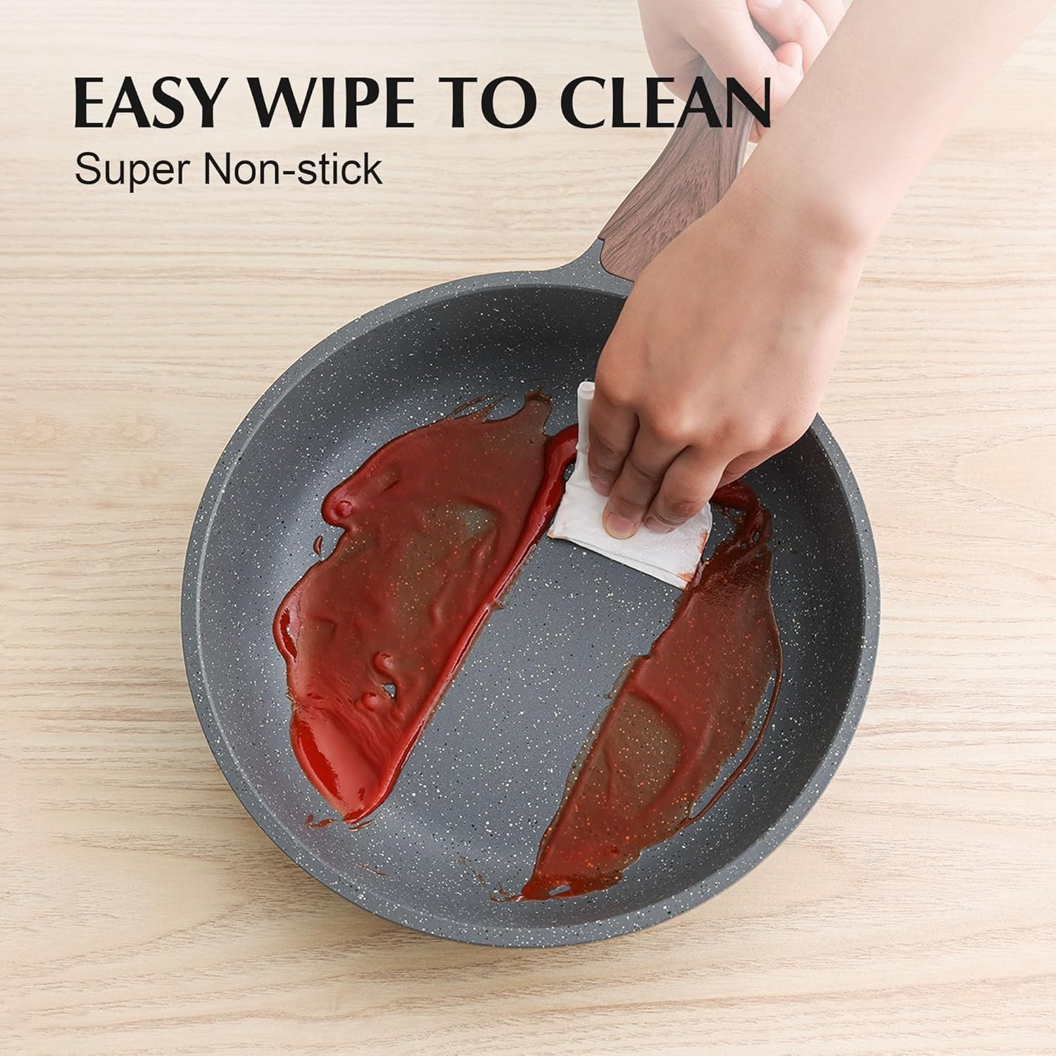 Swiss Nonstick 13-Piece Cookware Set – Lightweight Aluminum & Easy to Clean