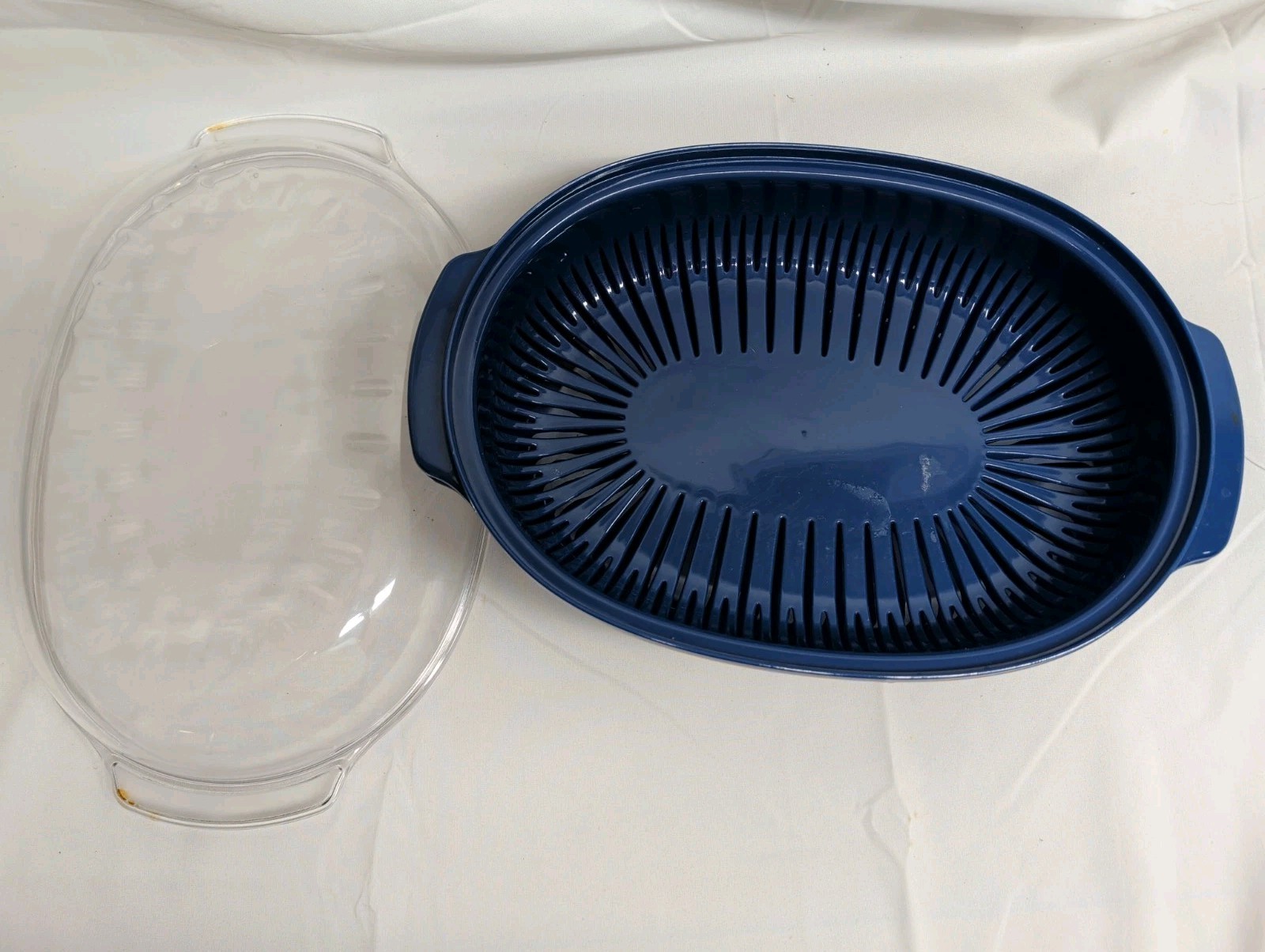 Whirlpool Microwave Steamer Blue/Clear Lid 4619-656-97781 #22563