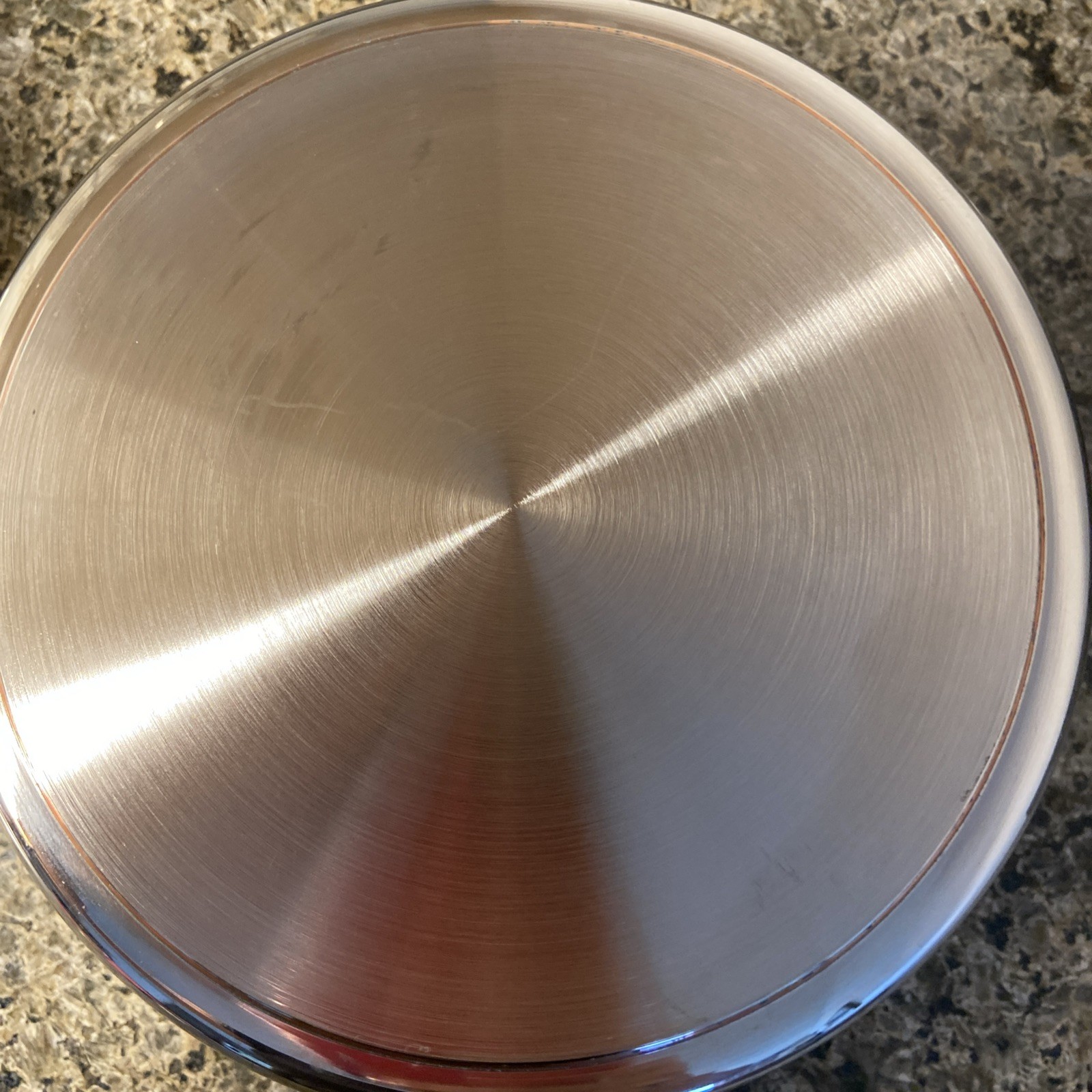 Royal Prestige 7 Ply SS Titanium Silver Alloy Copper 1 Qt Sauce Pan 7.5” W/ Lid