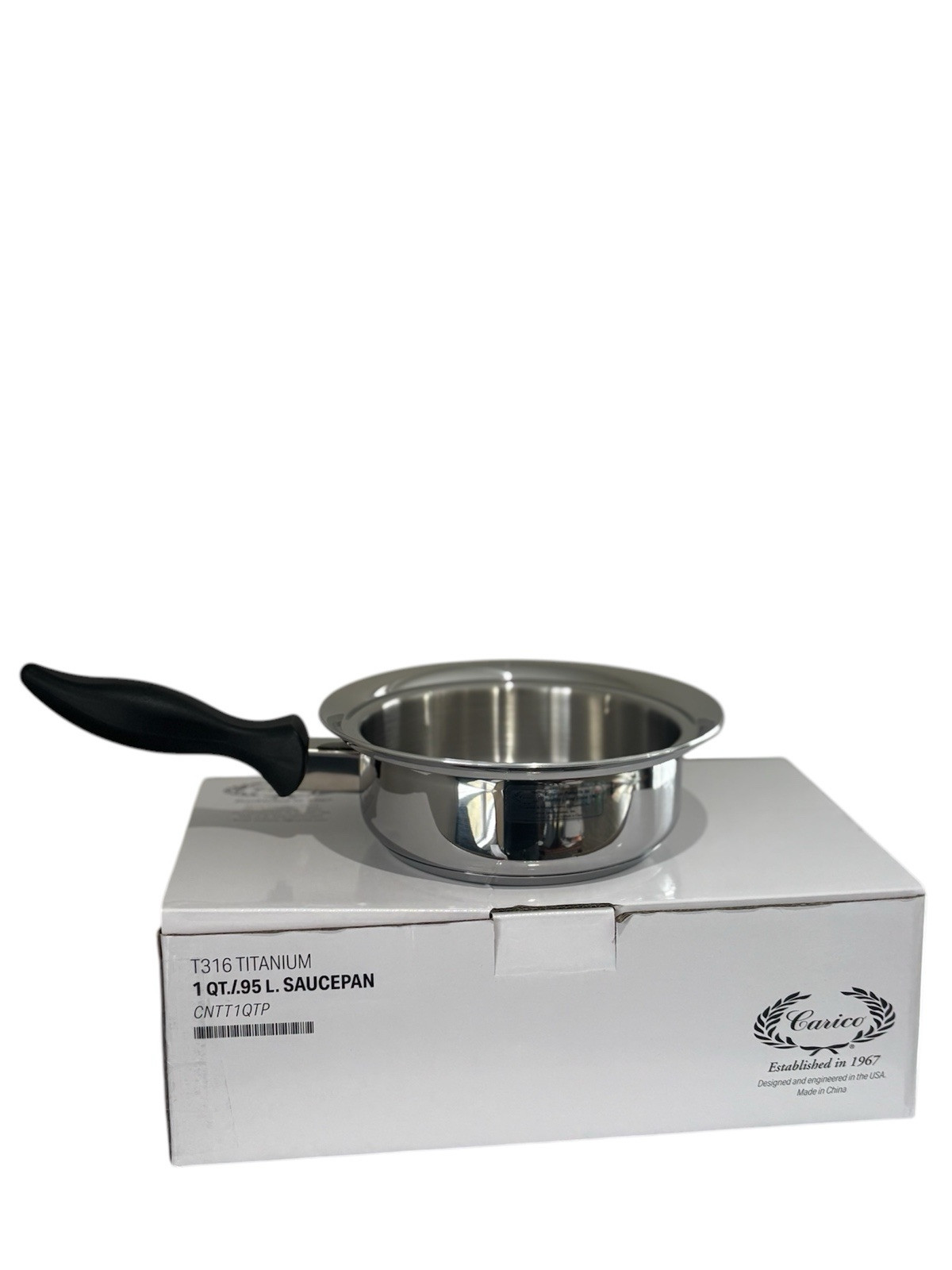 Saucepan Stainless Steel 1QT./.95L Carico Ultra Tech II NO Lid
