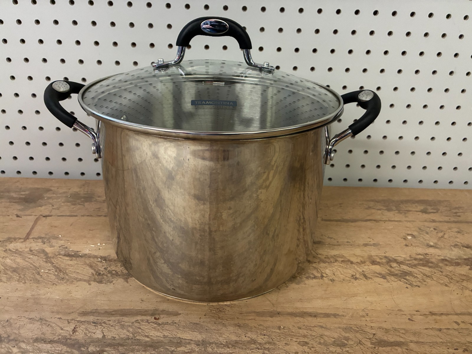 Tramontina 8qt 7.6L Tri-Ply Base Stainless Steel Stock Pot