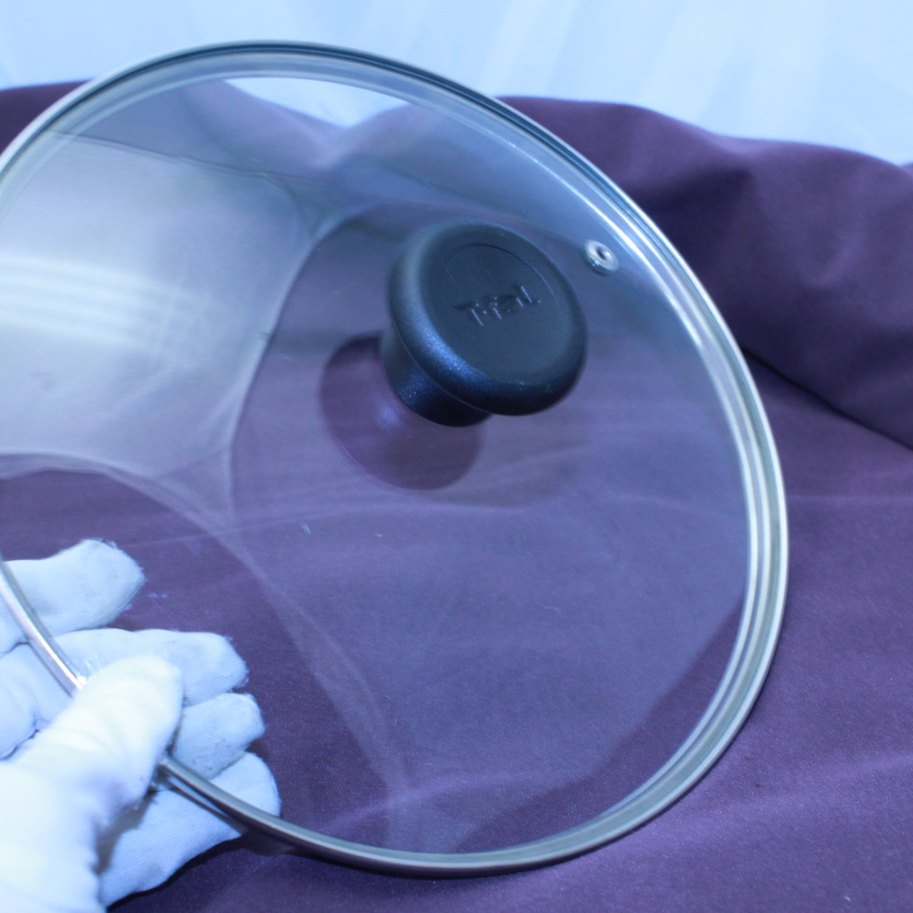 T-Fal – Replacement Lid Only -Tempered Glass W/ Vent – 9.25″ ID 9.75″ OD