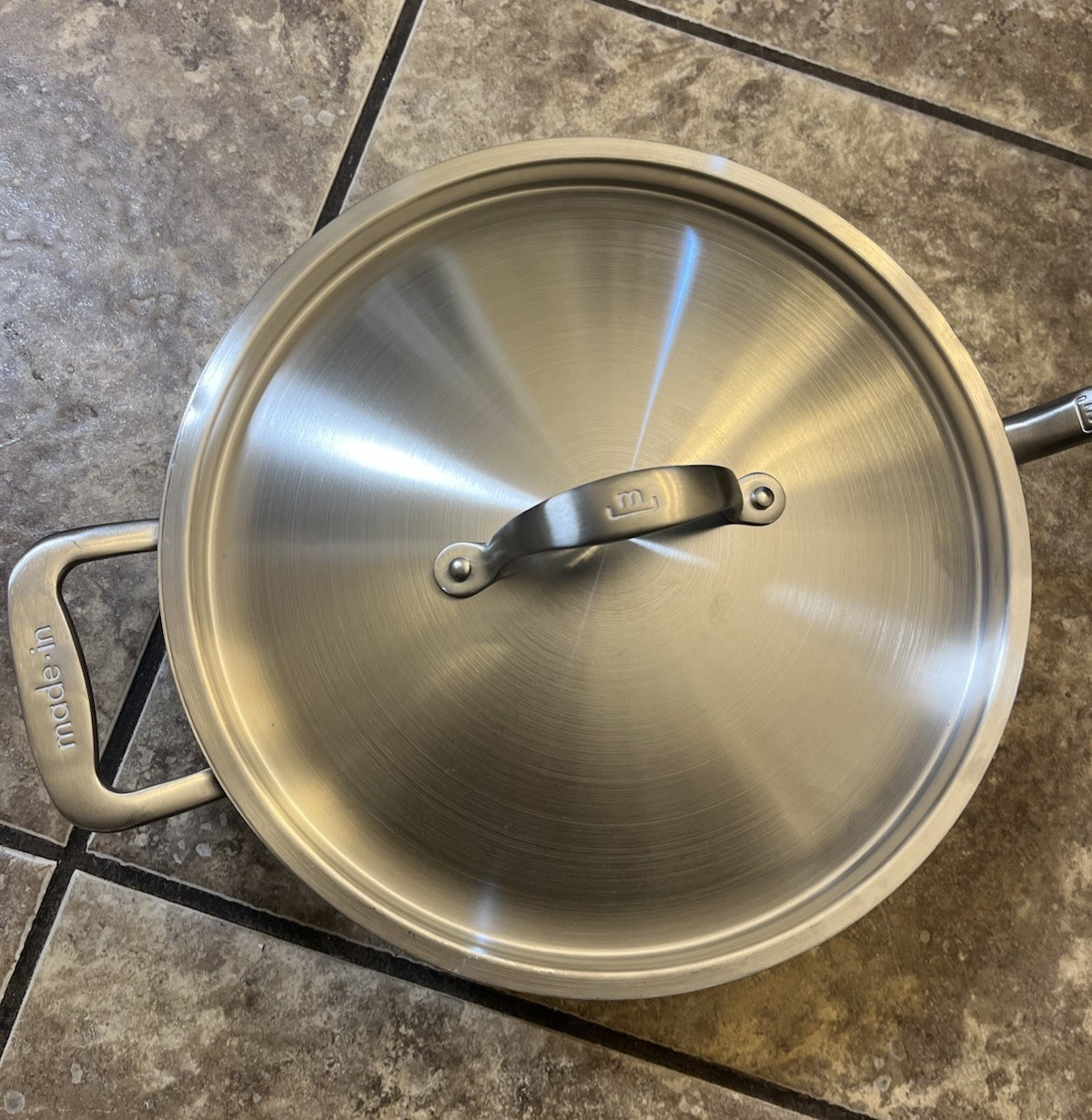 Made In Cookware Stainless Clad 5QT Saucier Pot Made-In Italy 5 QT