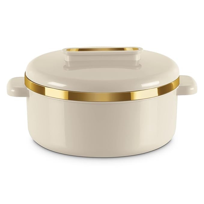 MILTON Curve 2500 Inner Stainless Steel Casserole, 2.15 litres, Ivory