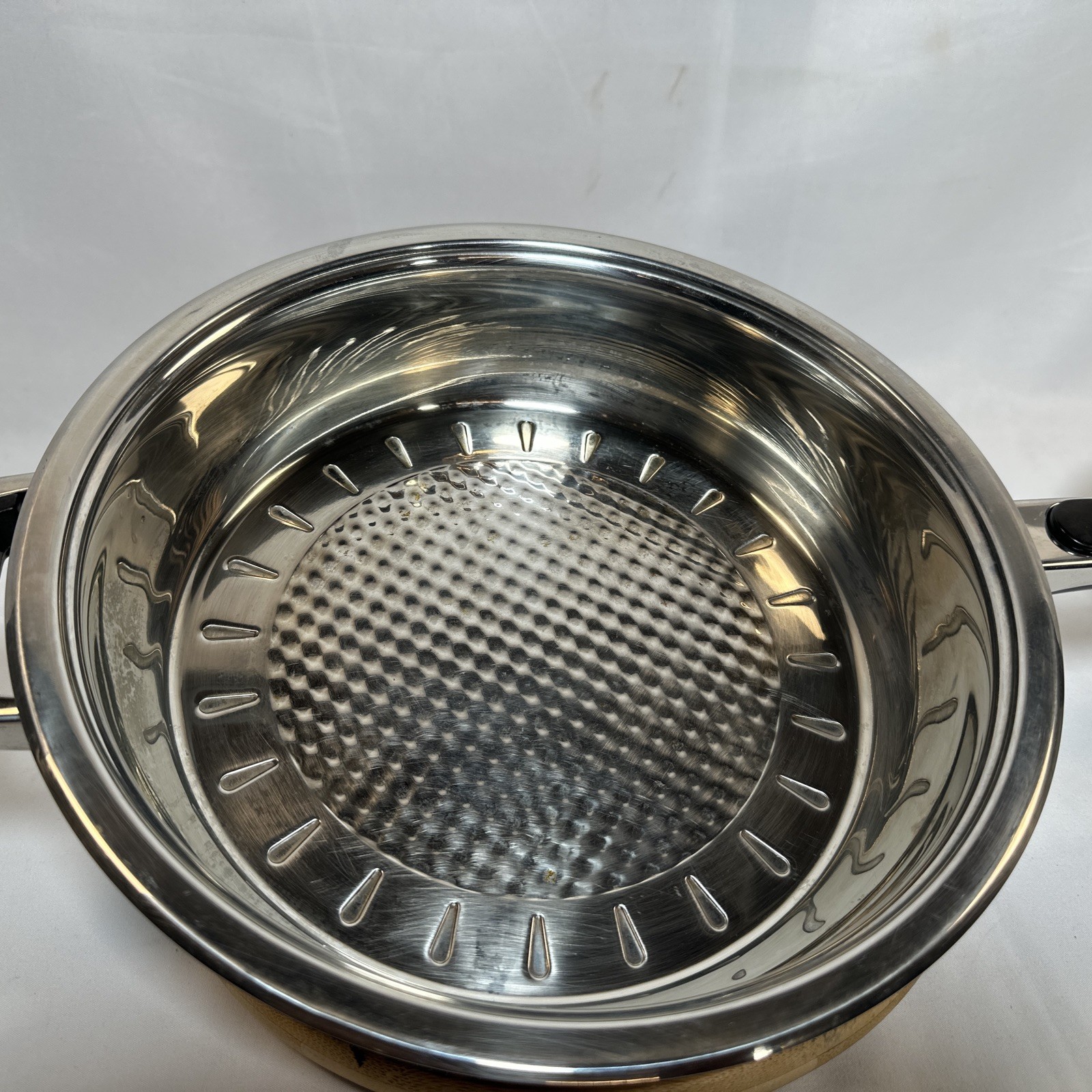 BergHOFF TFK 10 inch 18/10 Stainless frying pan W/“smart thermo knob” lid
