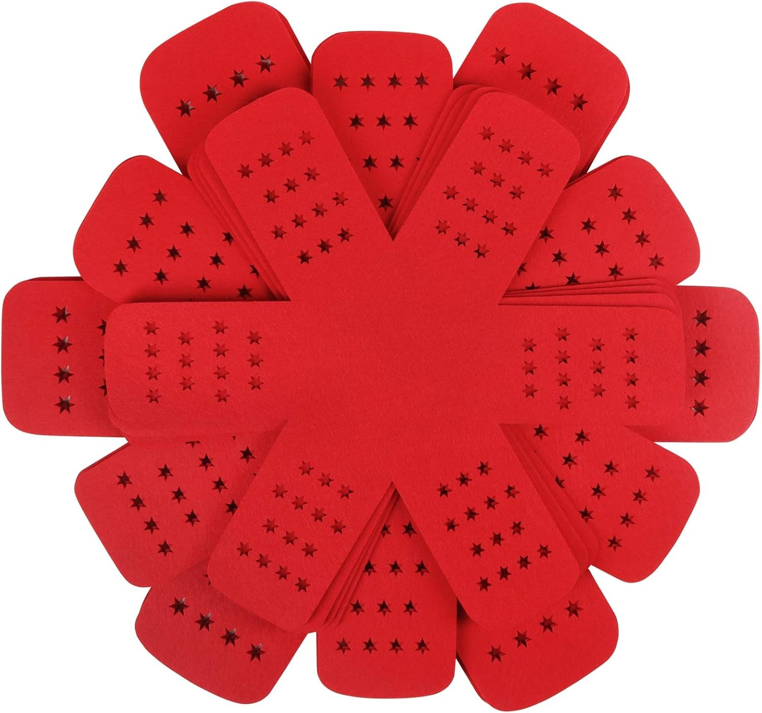 Larger & Thicker Pan Protector with Stars, Set of 12 and 3 Different Sizes,