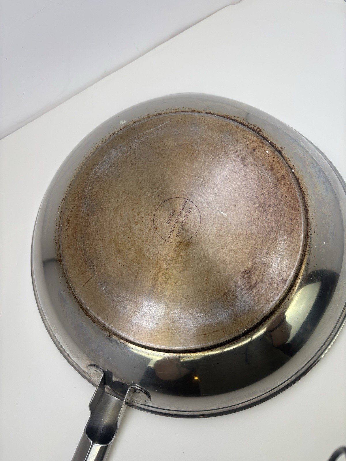 Tramontina INOX 18/10 30cm Stainless Steel Skillet Frying Or Saute Pan Brazil
