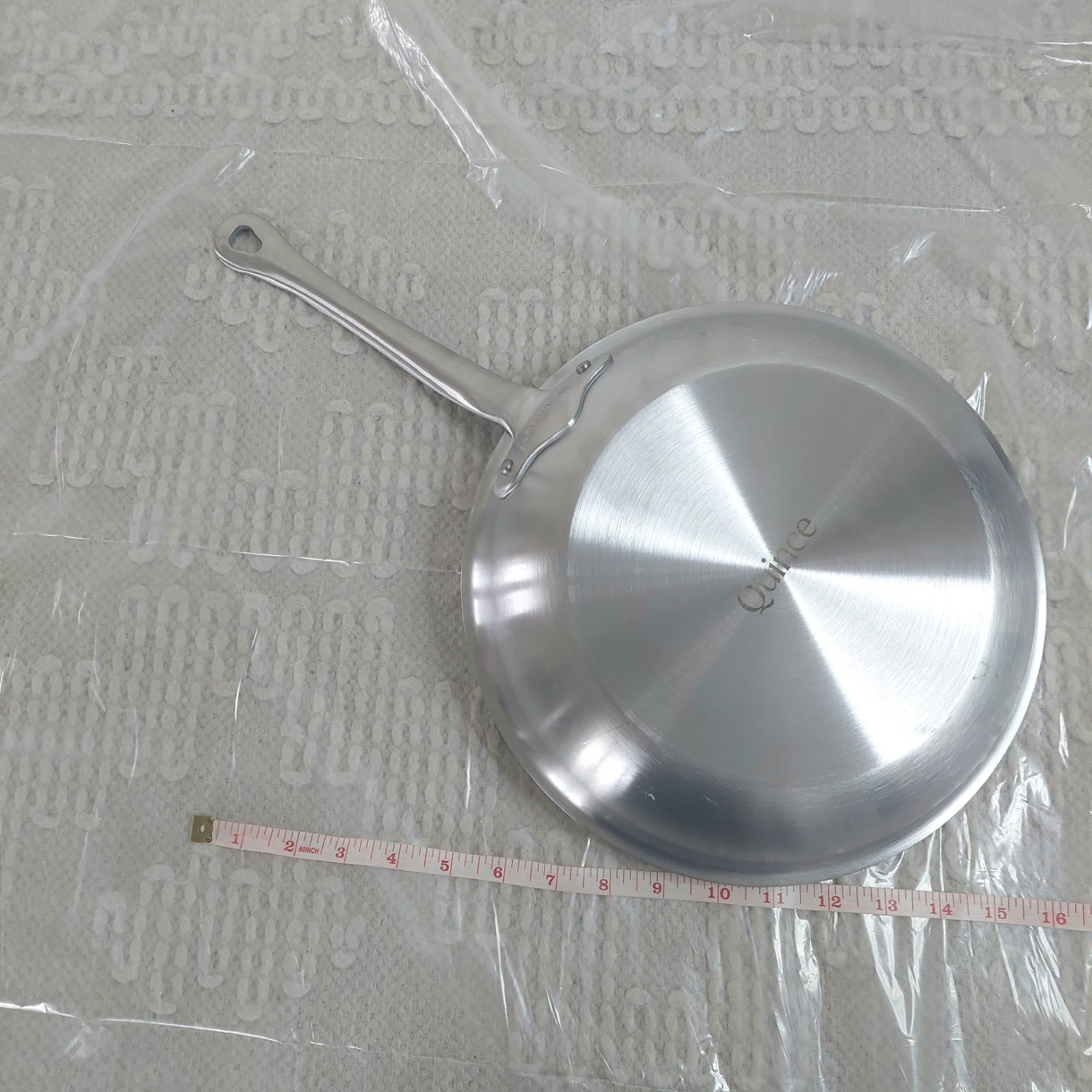 NWOT! Quince Set Of 2- 5ply Stainless Steel- 10in Fry Pan, 3qt Saute’ Pan ! (S8)