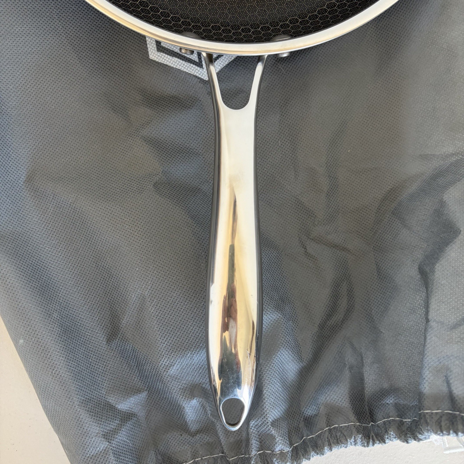 HexClad 10″ FRYING Pan NO Lid Hybrid Non-Stick -Used Good Condition