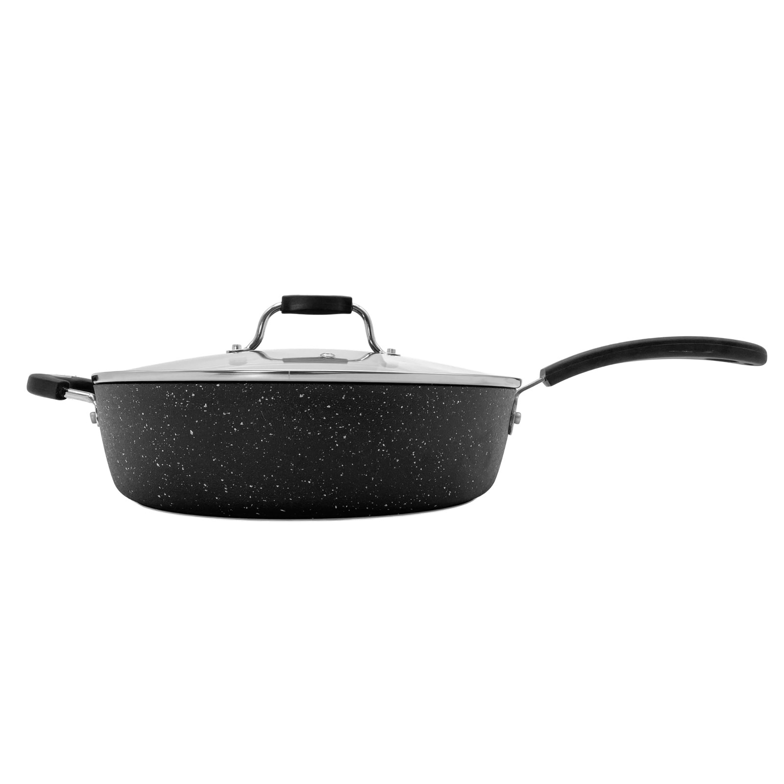 Starfrit 0603070020000 The Rock 12in Deep Fry Pan Black