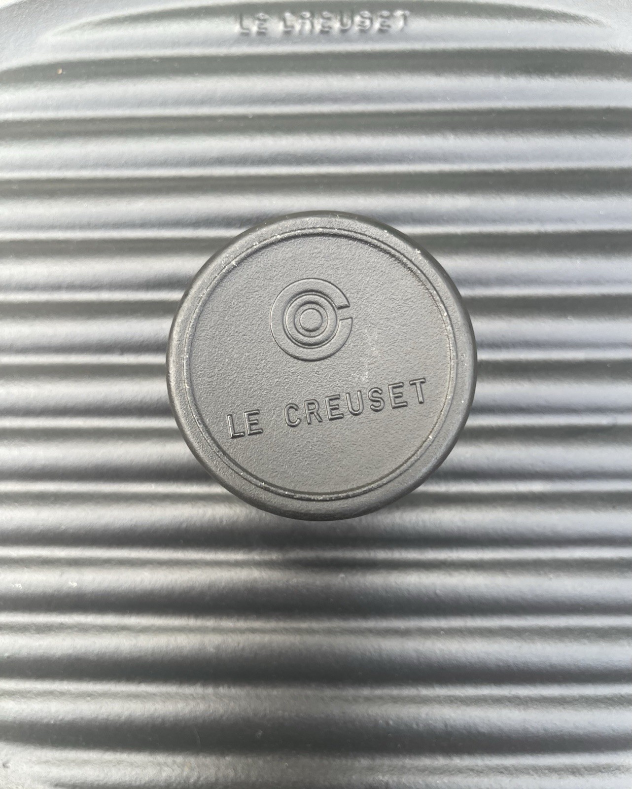 Le Creuset Panini Grill Press Enameled Cast Iron Square Black 9.25″