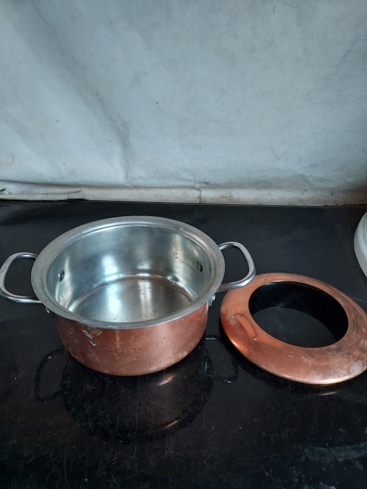 Vintage Williams Sonoma Copper Pot Ruffoni No Lid