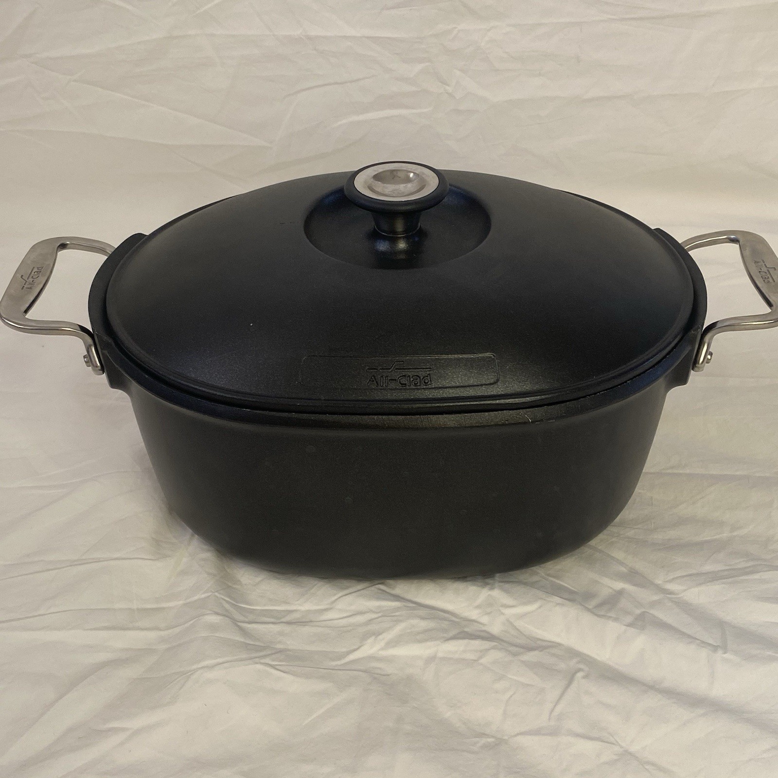 ALL-CLAD Cast Aluminum Dutch Oven Induction 6.5Qt/6.2 Stovetop Roaster Induction