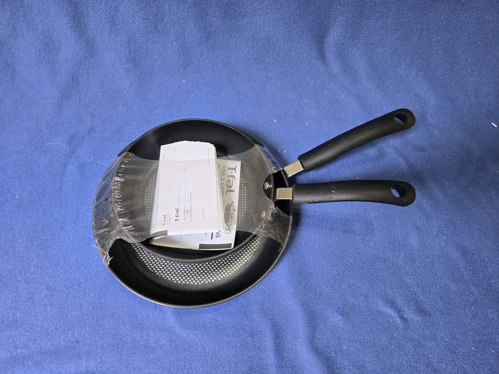 T-Fal Hard Anodized Nonstick Fry Pan Set 2 Piece, 8, 10 Inch, Techno Base