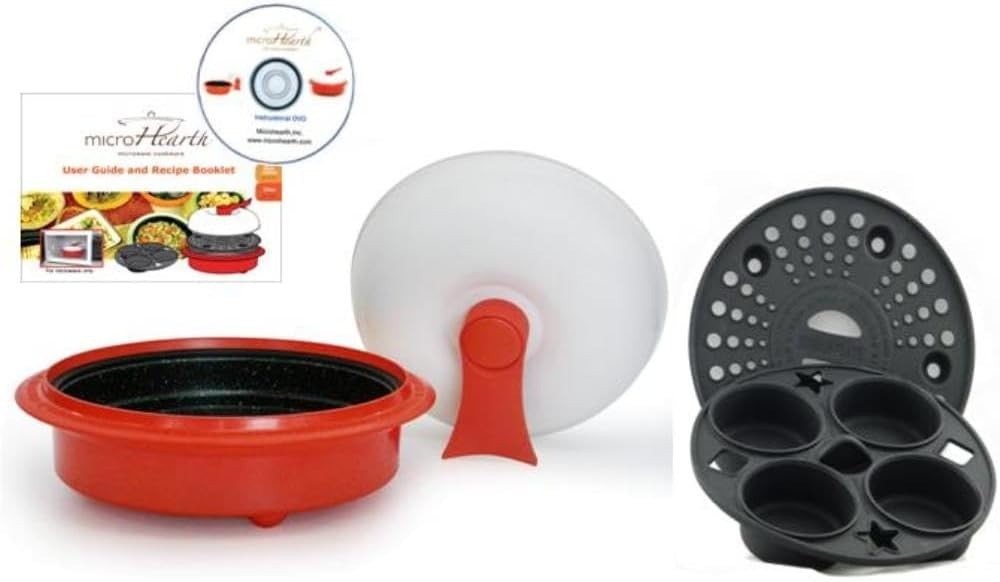 Revolutionary Nonstick 1.5-Quart Microwave Cooking Set – 4-Piece Convenience