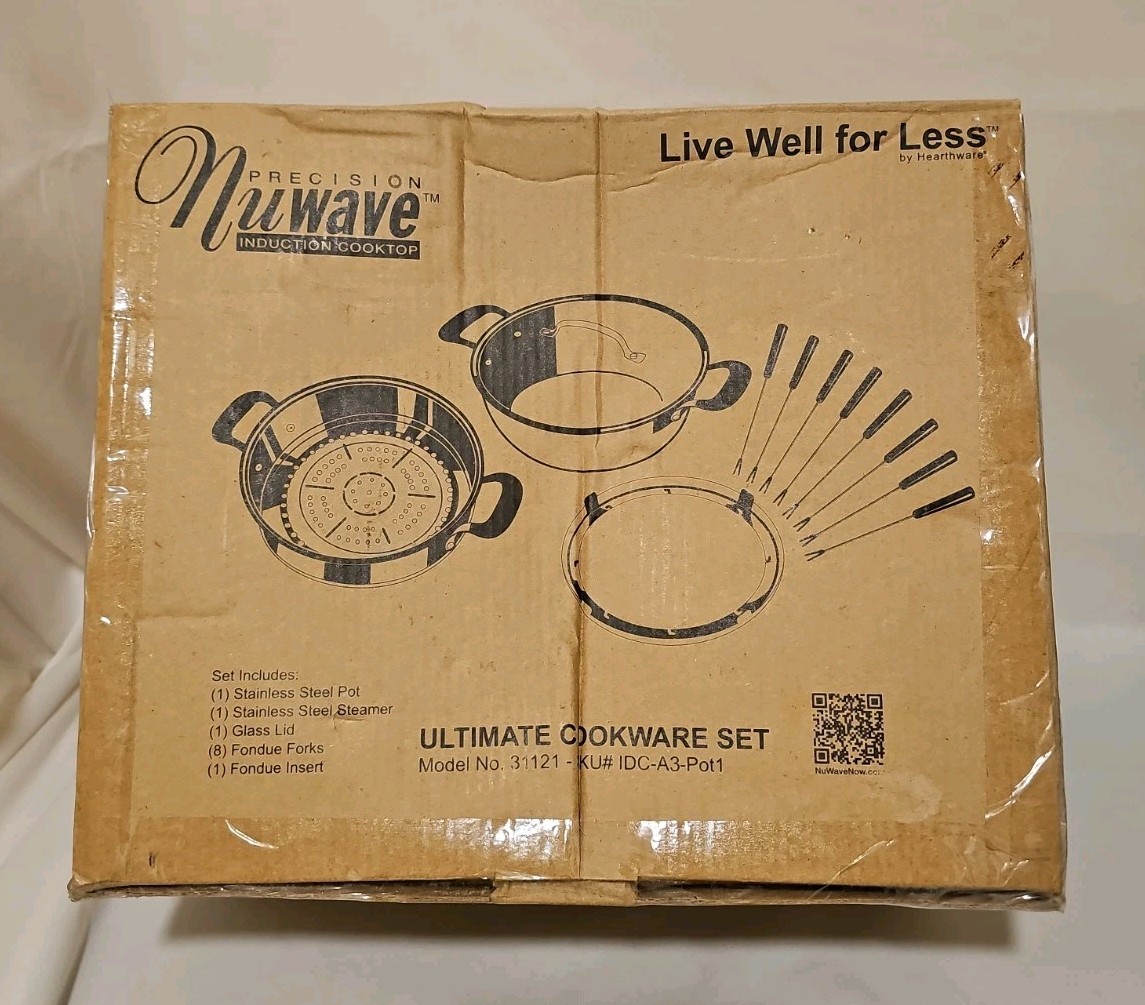 Nuwave Precision Induction 31121 Stainless Steel Ultimate Cookware Set Steamer