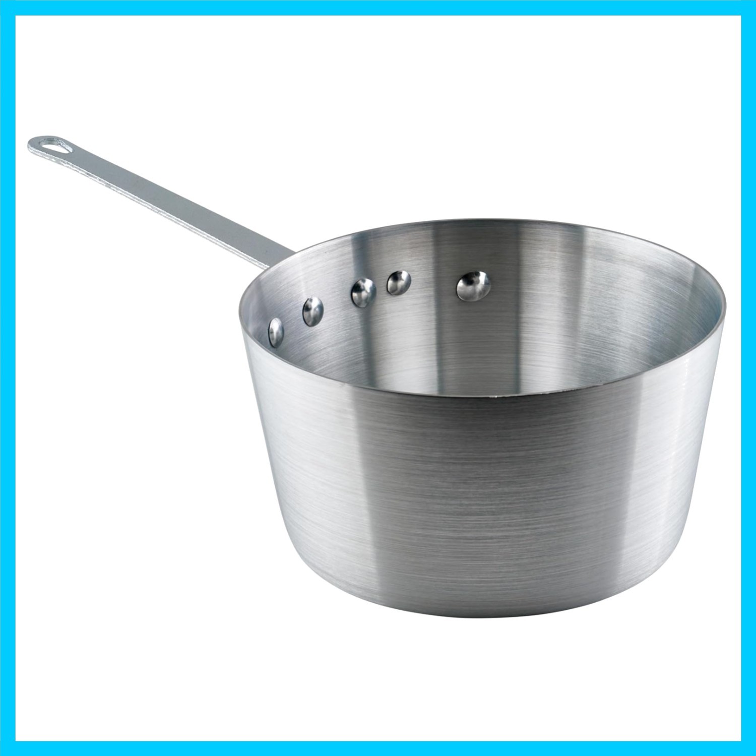 Heavy-Duty Aluminum Tapered Sauce Pan, 3mm, 4.25 Quart