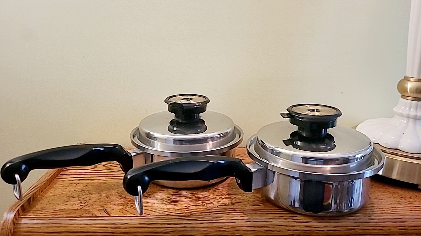Olde Worlde Thermium Multi-Plex Stainless Steel Saucepan & Lid 1 Quart Set