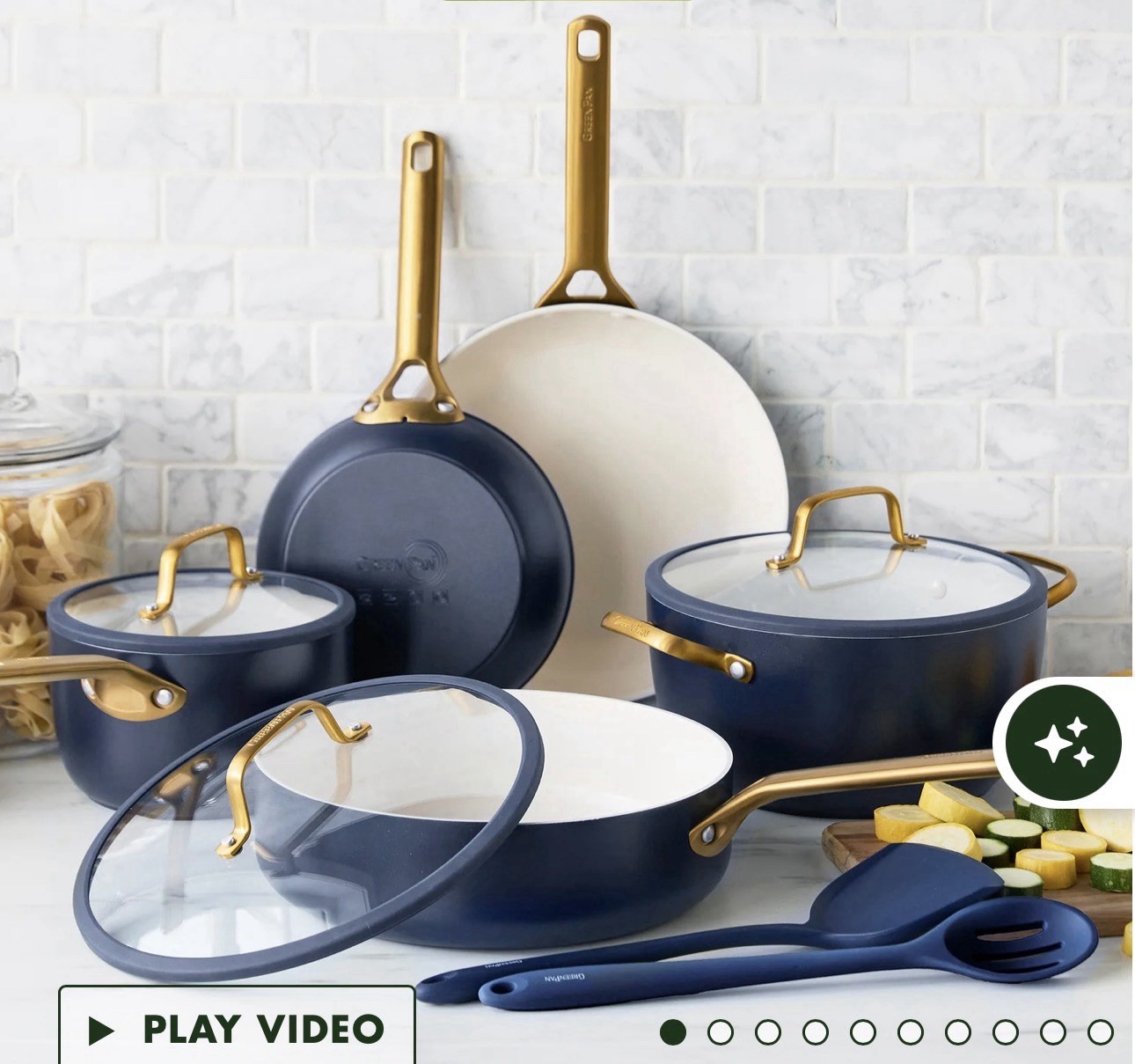 Greenpan 10pc Set Twilight