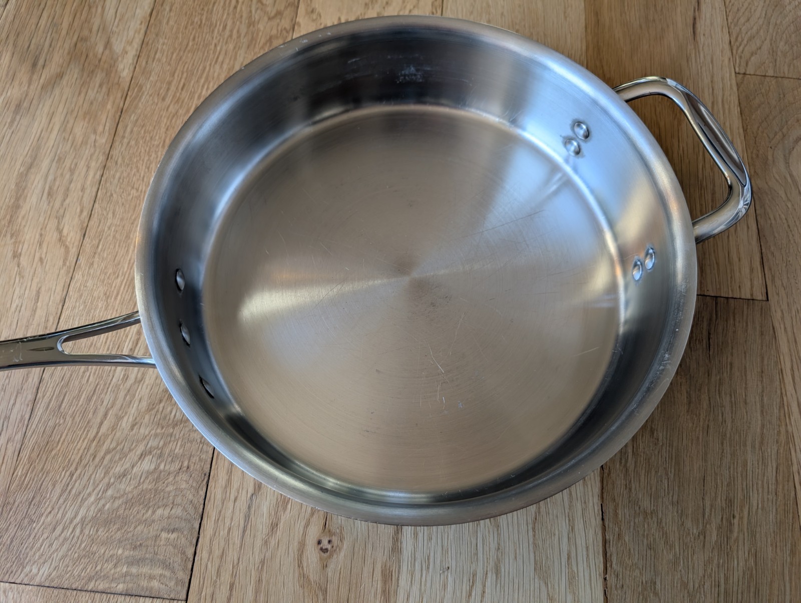 Calphalon #5003 3 Qt 10″ Stainless Steel Saute Pan Skillet With Helper Handle