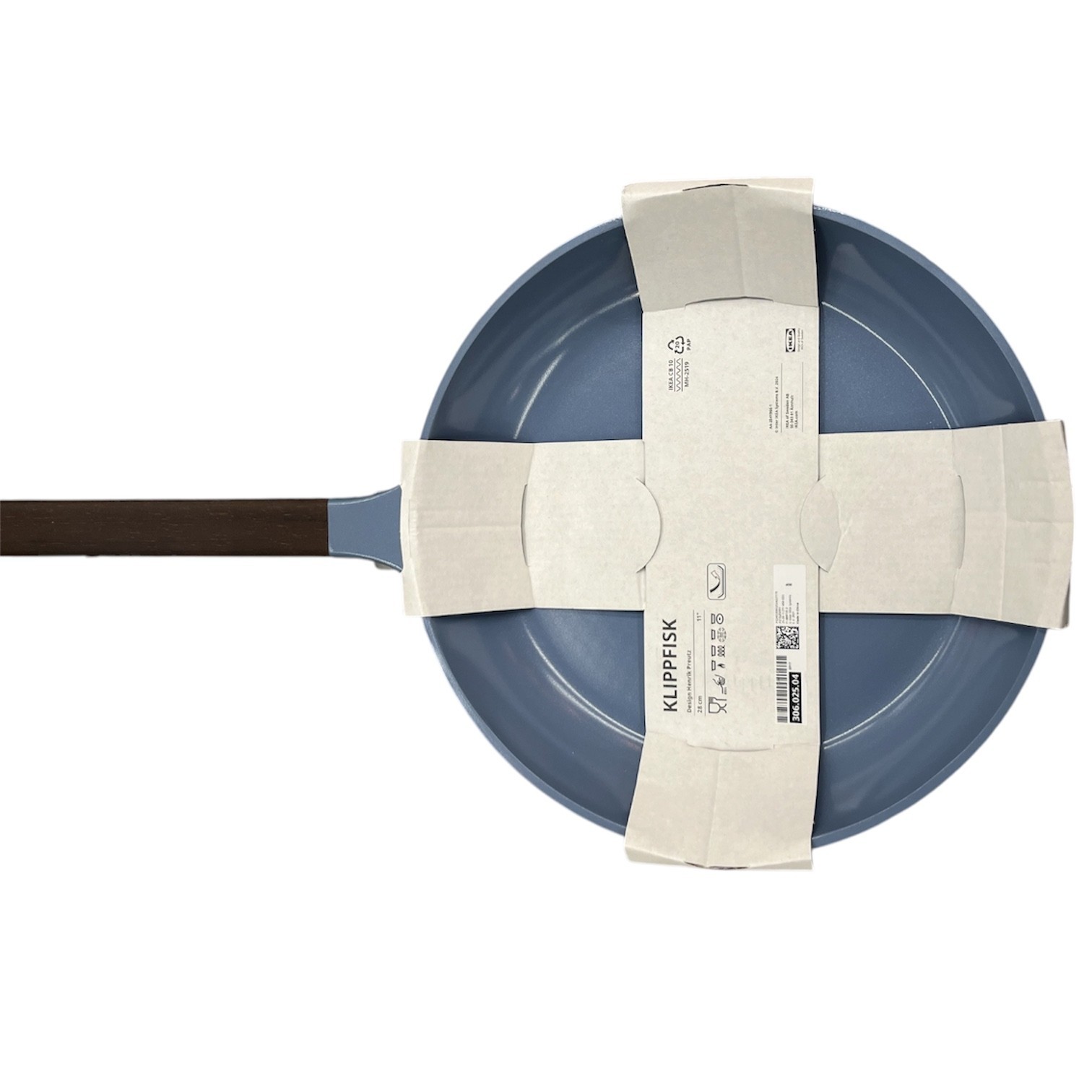 New IKEA KLIPPFISK Frying Pan Non-Stick Dark Gray-Blue 28 cm (11 “) 306.025.04