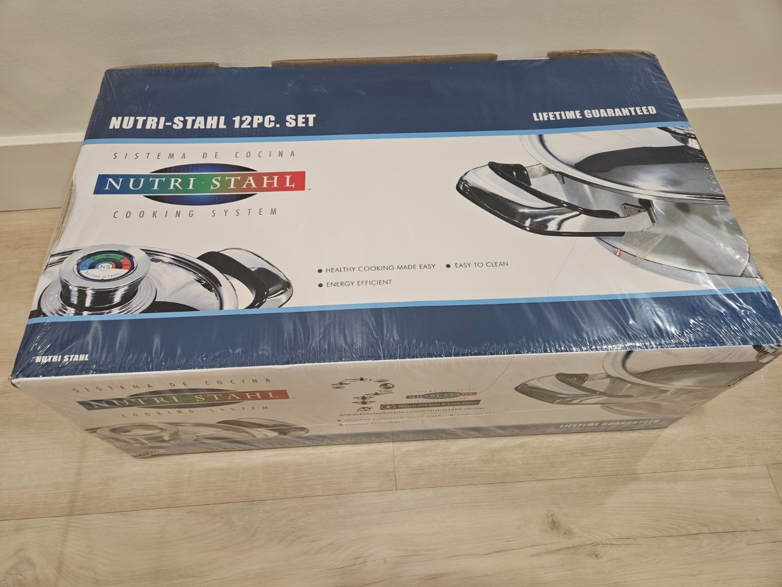Nutri Stahl 12 Piece Set Cooking System