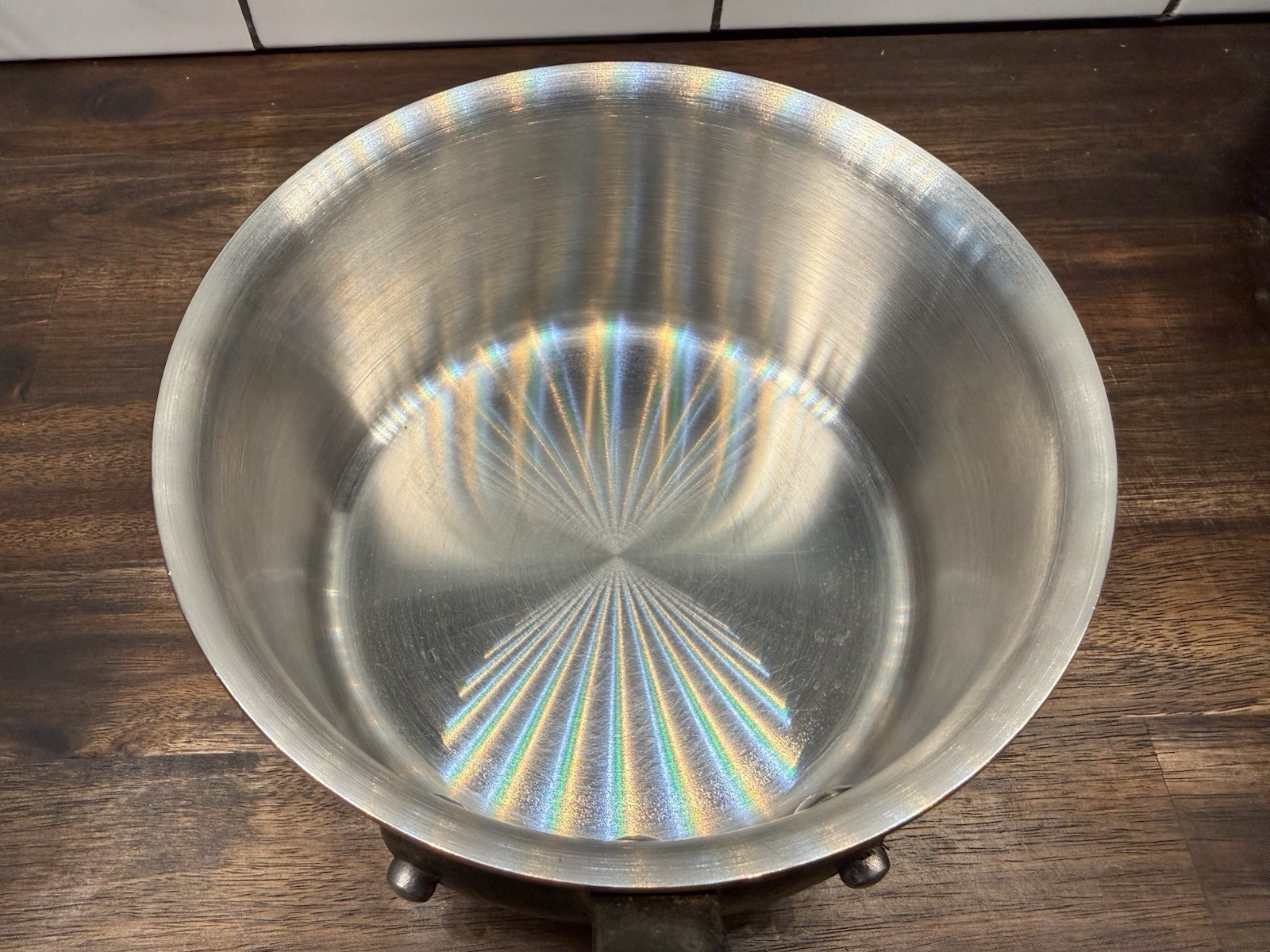 Mauviel Copper Saucepan, Stainless Steel Lined. Made In France
