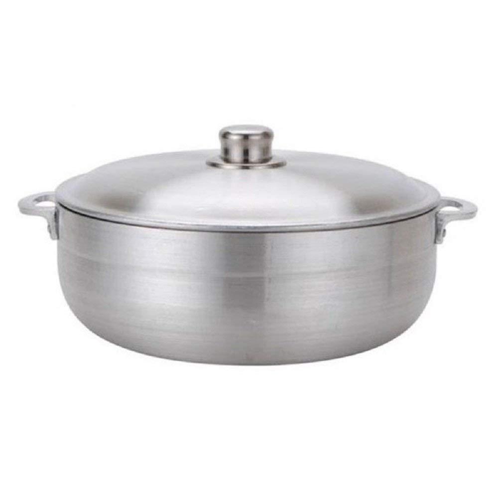 28 Quart Aluminum Caldera Cooking Pot, Silver