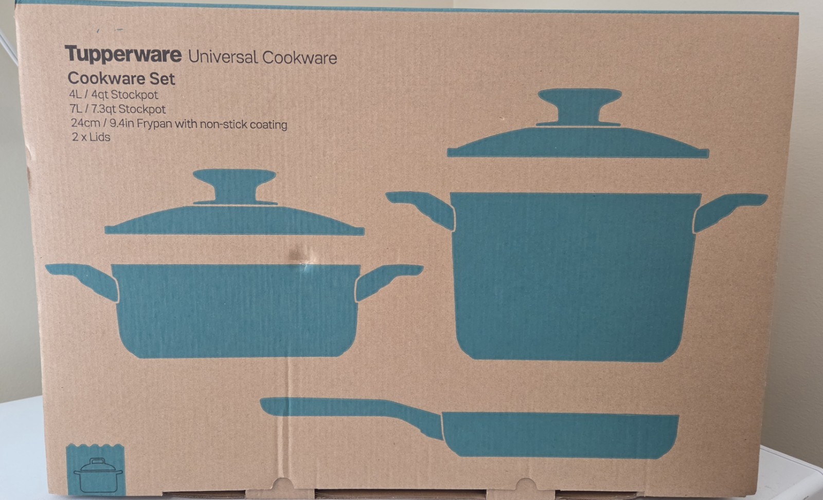 NEW IN BOX Tupperware Daily Universal Cookware Set of 3