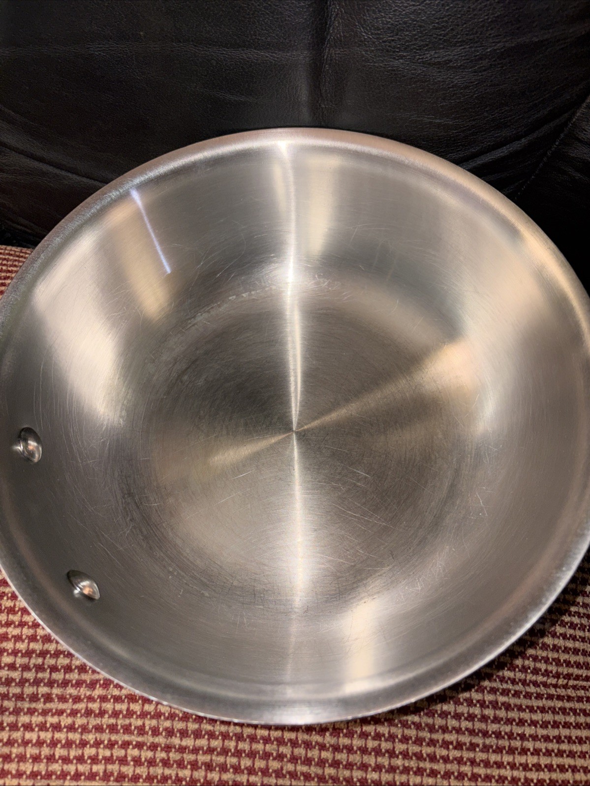 All-Clad D3 Stainless Steel 9in Saute Pan 2.5 Qt Made In USA with Lid Excellent