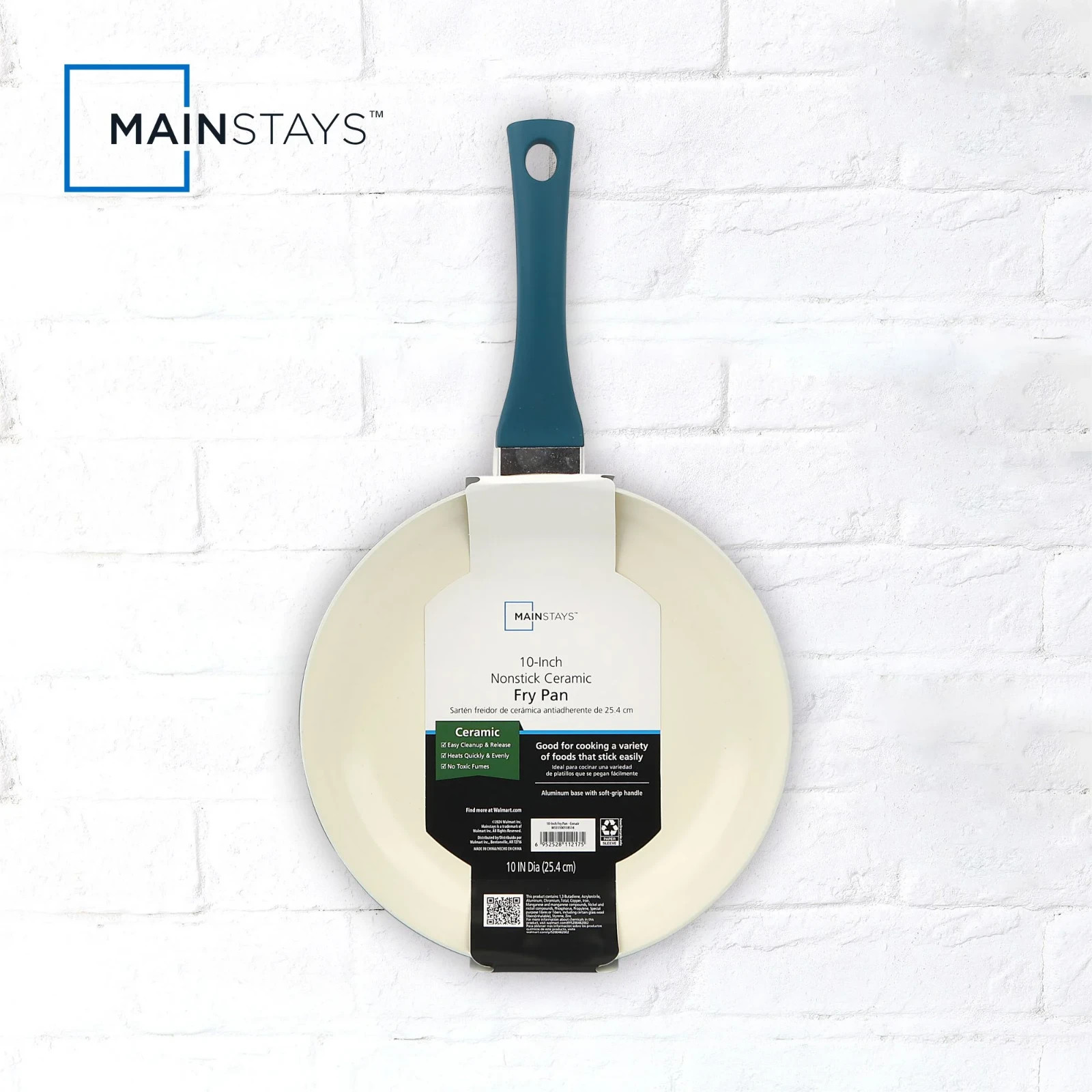 2 pack Mainstays Ceramic Aluminum 10 inch Frypan Corsair