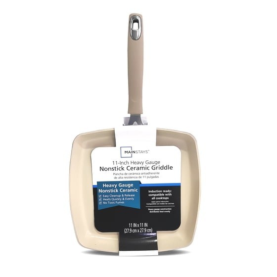 Mainstays 11inch Square Griddle Heavy Gauge Ceramic